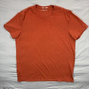 American Giant Shirt Mens XL Orange 100% Cotton Outdoor Mountain Club USA Made